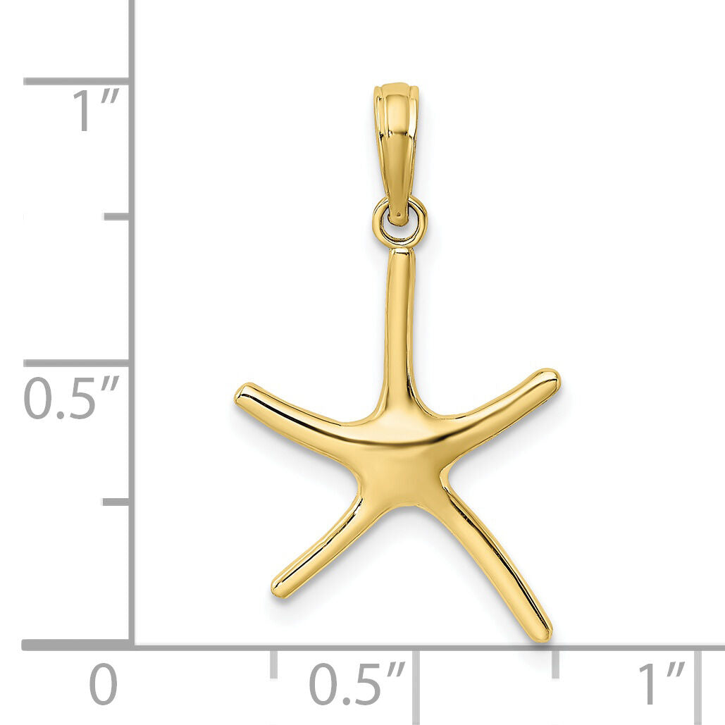 10k Dancing Starfish Charm-10K7671
