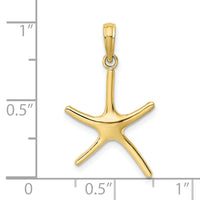 10k Dancing Starfish Charm-10K7671