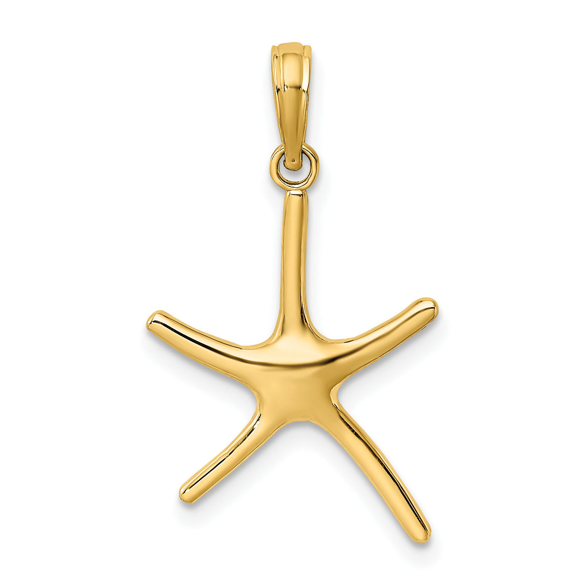 10k Dancing Starfish Charm-10K7671