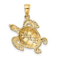 10K Turtle Pendant-10K7682