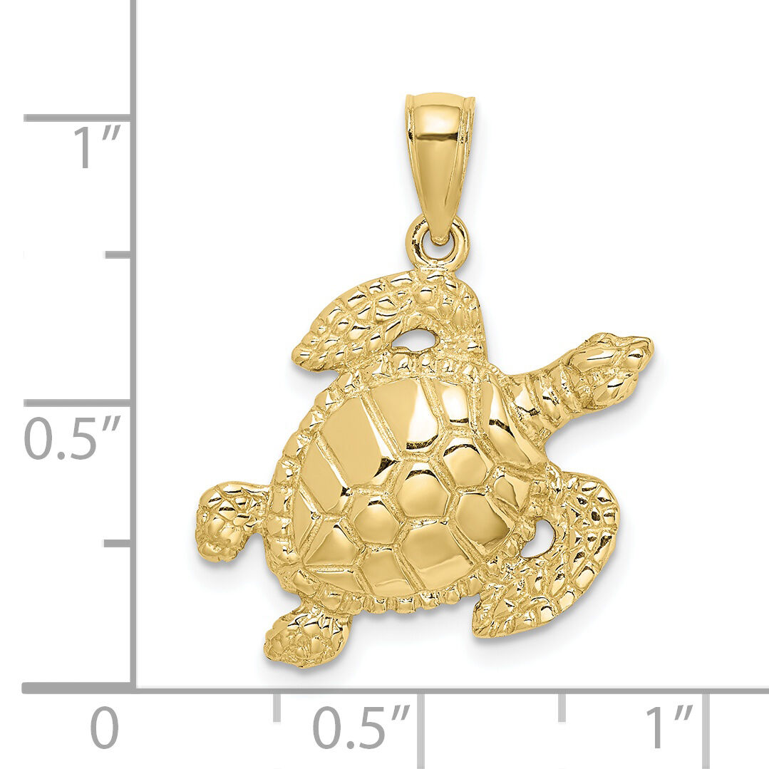 10K Turtle Pendant-10K7682