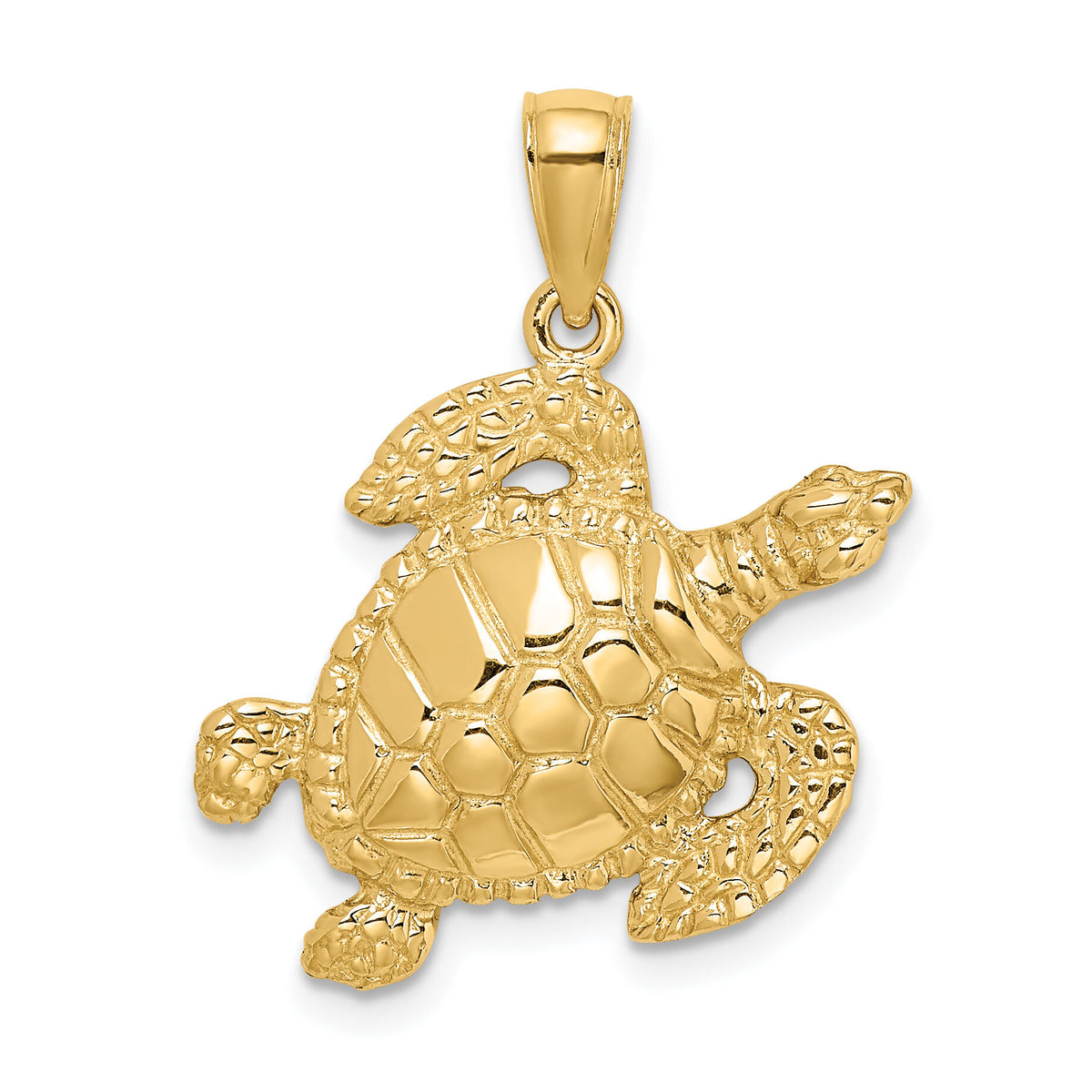 10K Turtle Pendant-10K7682