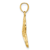 10K Textured Starfish Charm-10K7689