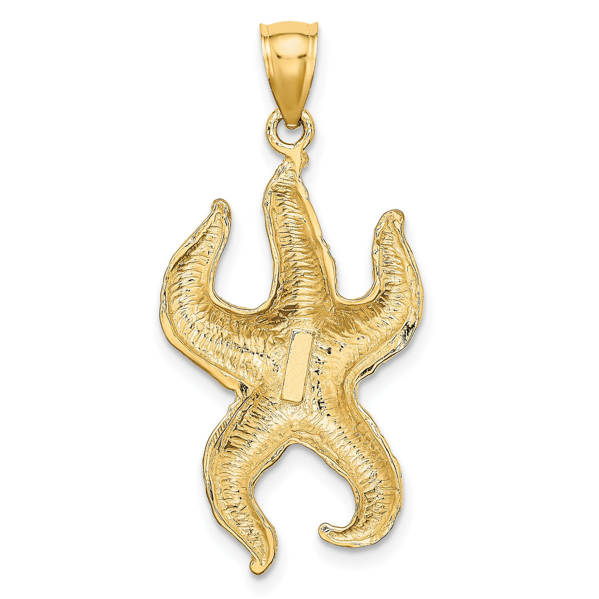 10K Textured Starfish Charm-10K7690