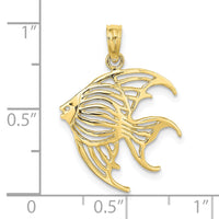 10K Cut-Out Angelfish Charm-10K7736