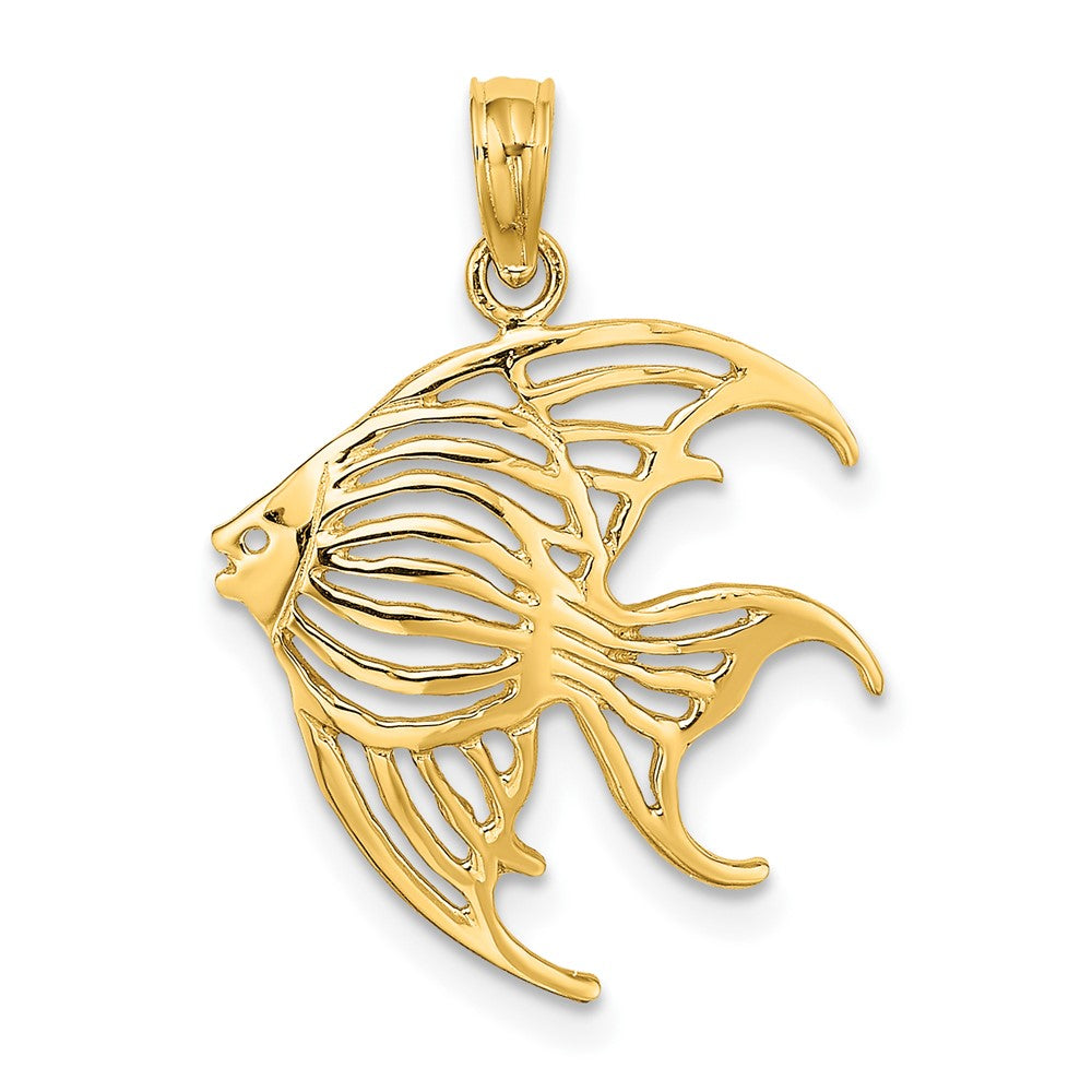 10K Cut-Out Angelfish Charm-10K7736