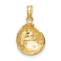 10K Clam Shell Charm-10K7781