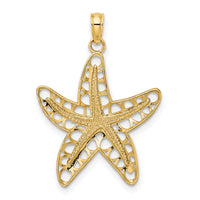 10K Cut-Out Starfish Charm-10K7782