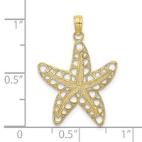 10K Cut-Out Starfish Charm-10K7782