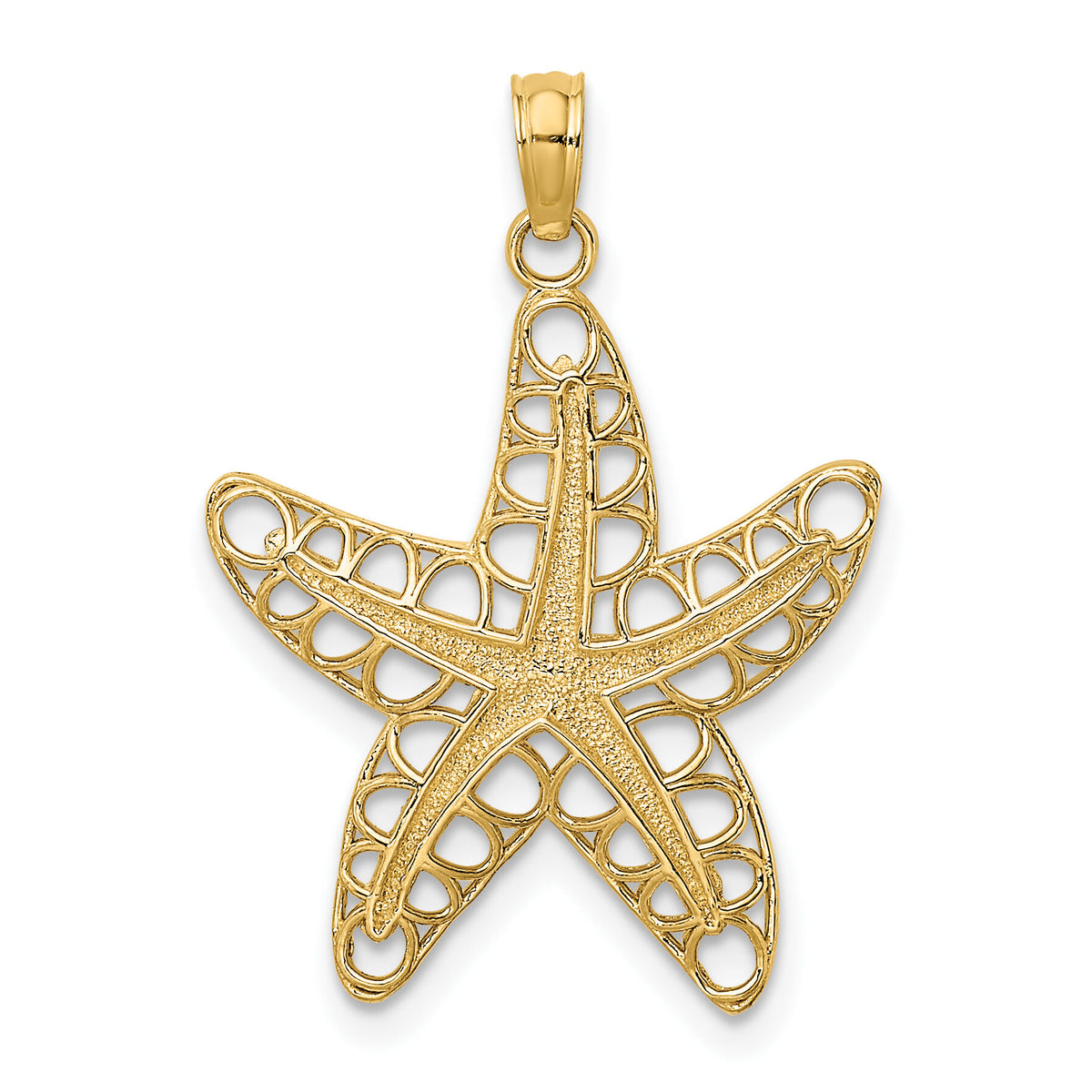 10K Cut-Out Starfish Charm-10K7782