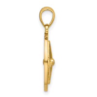 10K Nautical Compass Charm-10K7856