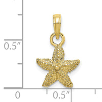 10k Starfish Charm-10K7861