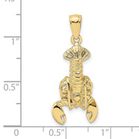 10K Moveable Lobster Charm-10K7873