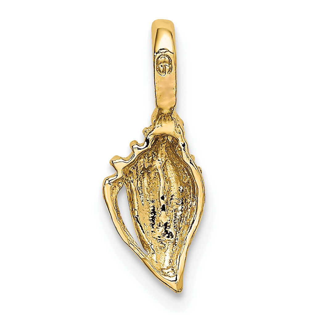 10K Mini Conch Shell Charm-10K7936