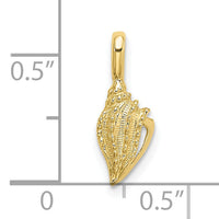 10K Mini Conch Shell Charm-10K7936