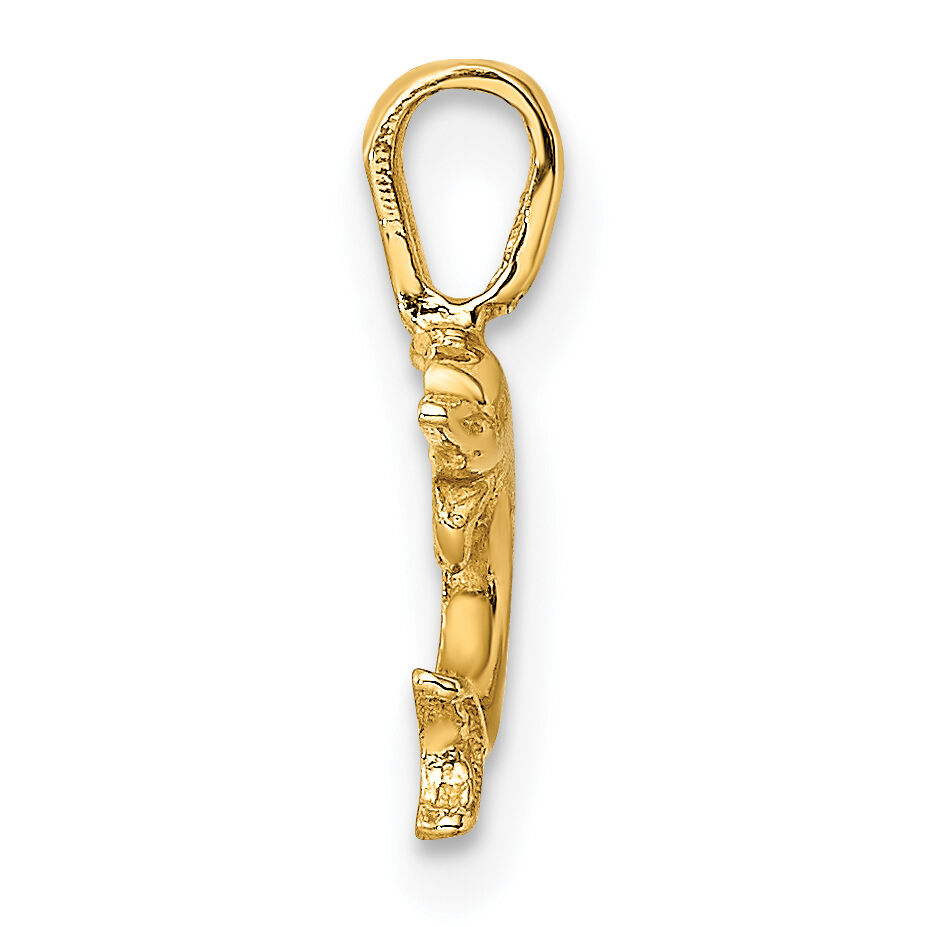 10K Mini Jumping Dolphin w/ Fixed Bail Charm-10K7939