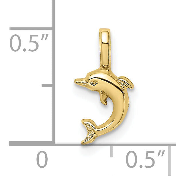 10K Mini Jumping Dolphin w/ Fixed Bail Charm-10K7939
