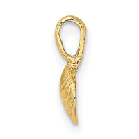 10K Mini Clam Shell Charm-10K7940