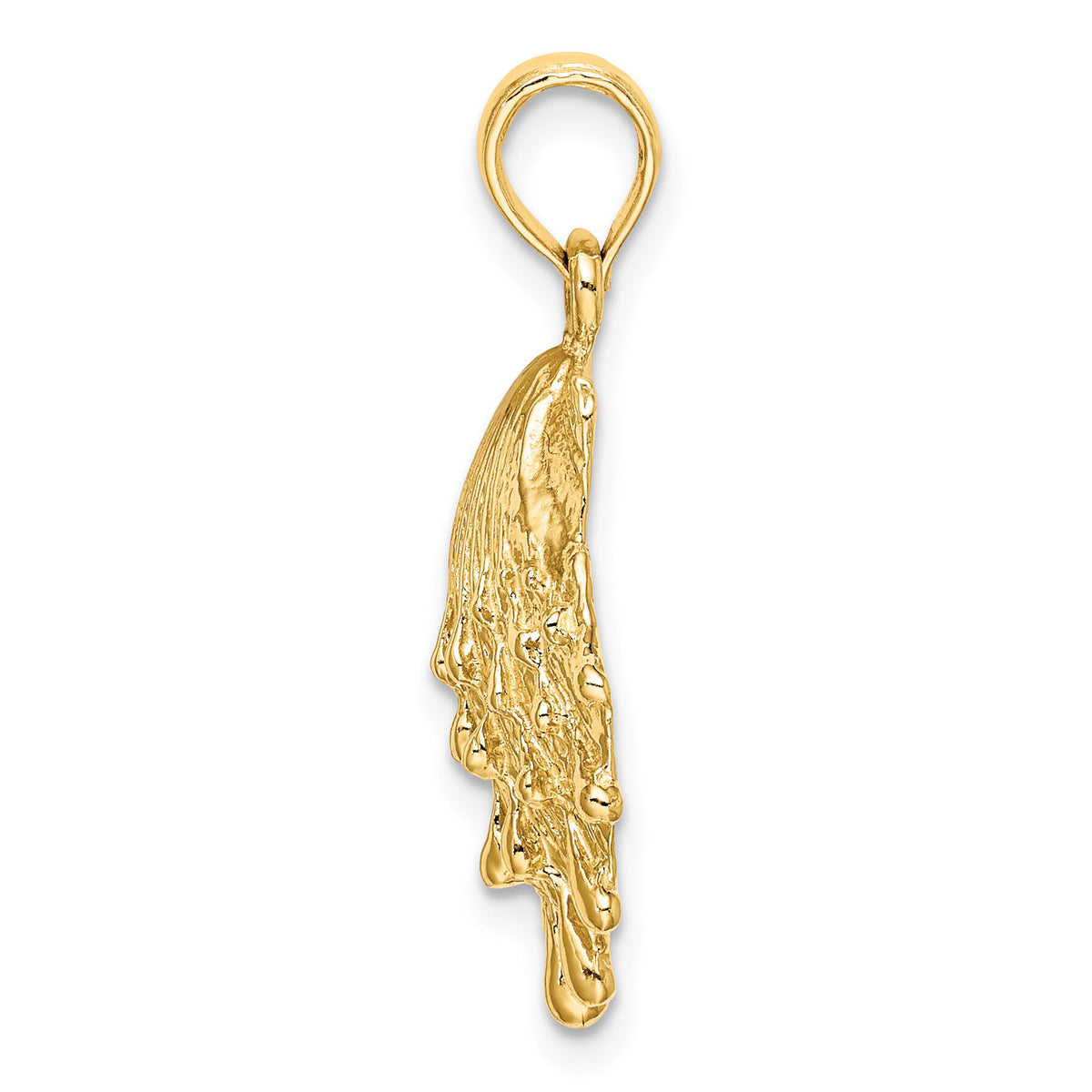 10K Lions Paw Shell Charm-10K7965