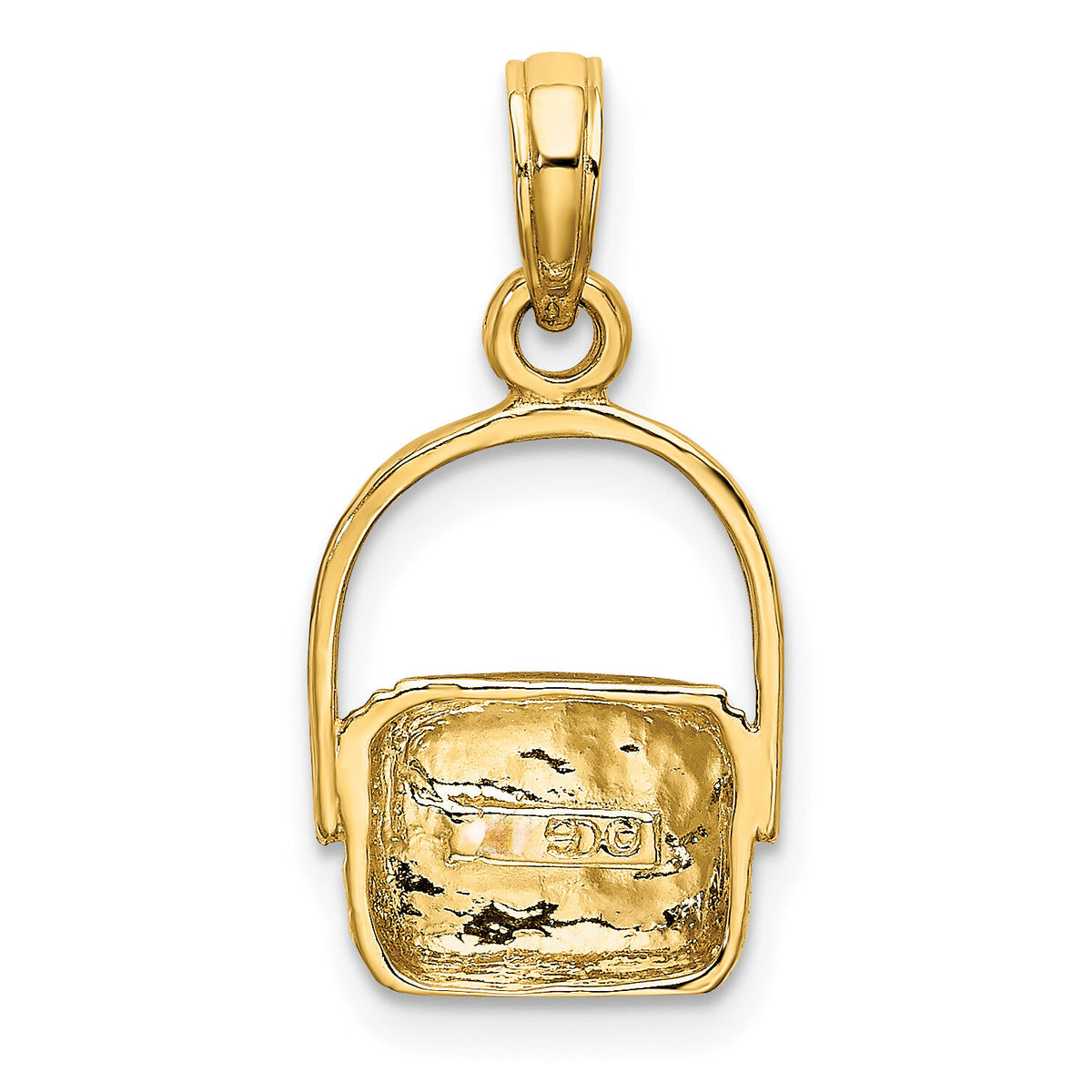 10K 2-D Nantucket Basket Charm-10K7966