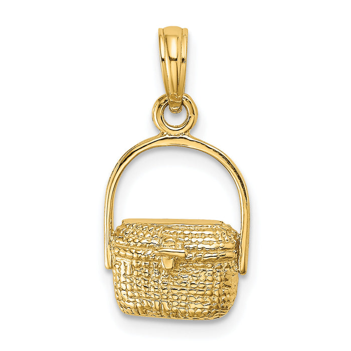 10K 2-D Nantucket Basket Charm-10K7966