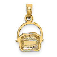10K 2-D Nantucket Basket Charm-10K7967