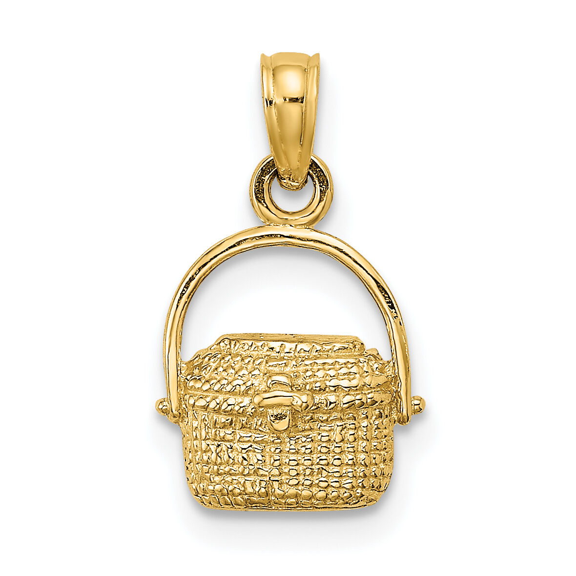 10K 2-D Nantucket Basket Charm-10K7967