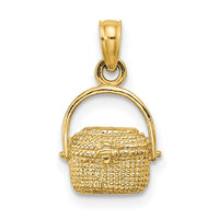 10K 2-D Nantucket Basket Charm-10K7967