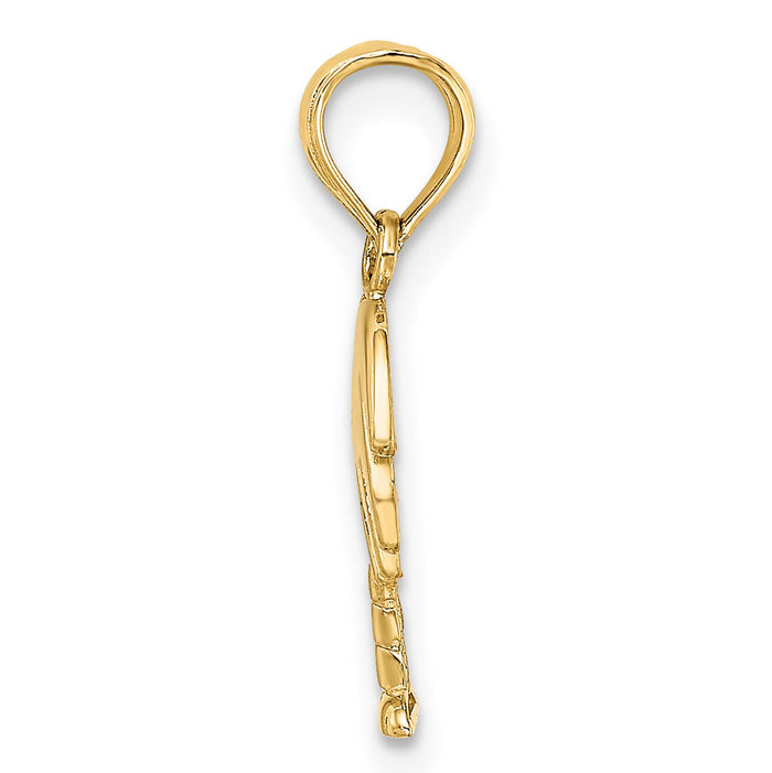 10K Charleston Palm Tree Charm-10K7991