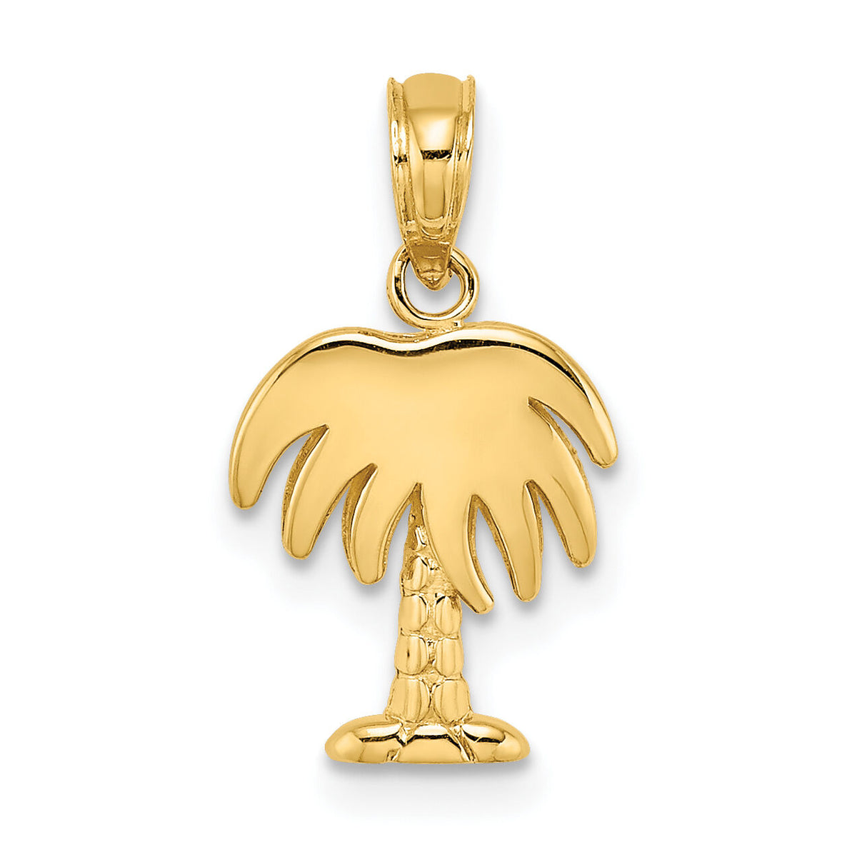 10K Charleston Palm Tree Charm-10K7991