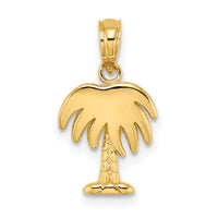 10K Charleston Palm Tree Charm-10K7991