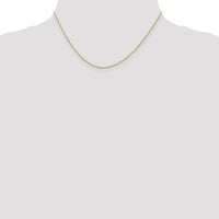 10k .7mm Carded Cable Rope Chain-10K7RY-16