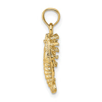 10K Florida Lobster with Out Claws Charm-10K8038