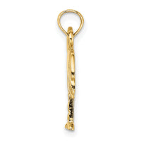 10K Polished Charleston Palm Tree Charm-10K8059