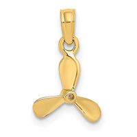 10K 3-D w/ 3 Blades Propeller Charm-10K8065