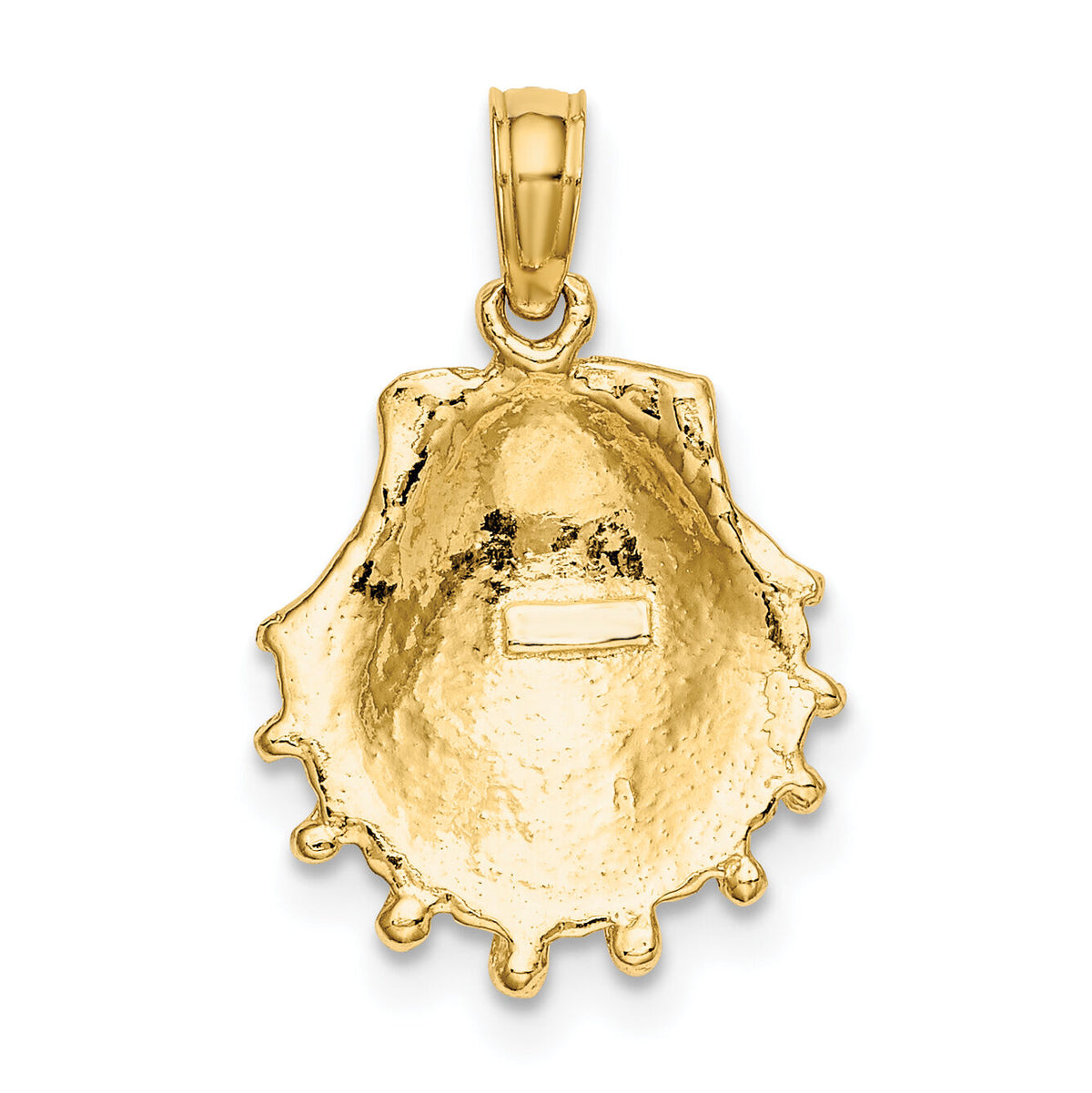 10K Lion's Paw Shell Charm-10K8126