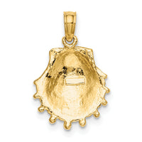 10K Lion's Paw Shell Charm-10K8126