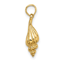 10K 3-D Mini Precious Wentletrap Shell Charm-10K8161