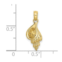 10K 3-D Mini Precious Wentletrap Shell Charm-10K8161