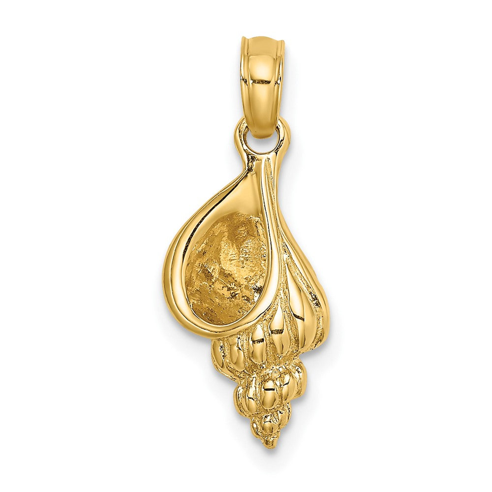 10K 3-D Mini Precious Wentletrap Shell Charm-10K8161