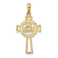 10K Claddagh Cross Charm-10K8335