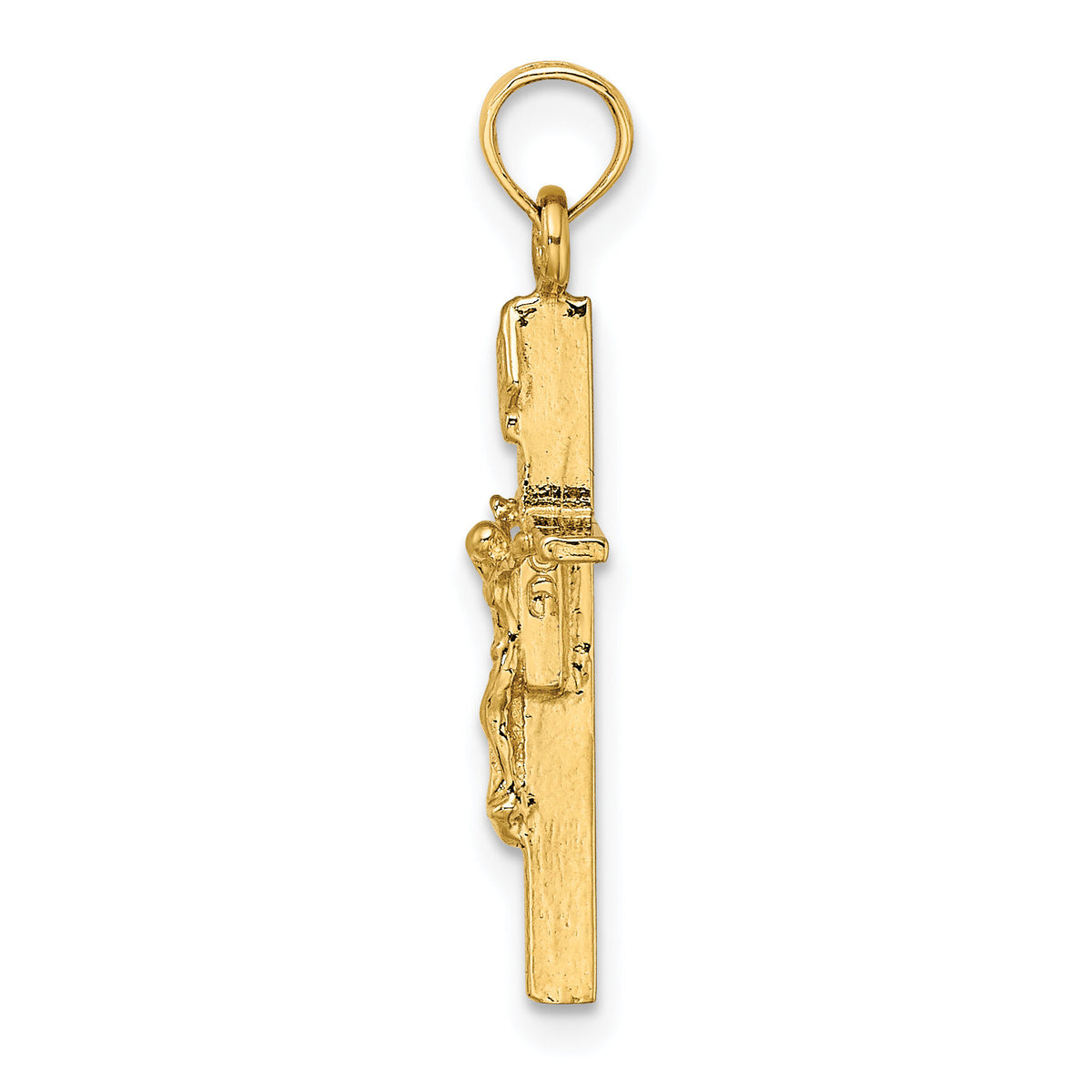 10K INRI Crucifix Charm-10K8463