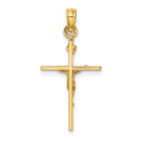 10K INRI Crucifix Charm-10K8463