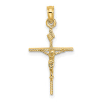 10K INRI Crucifix Charm-10K8463