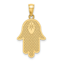 10K Hamsa W/ Star Of David Charm-10K8508