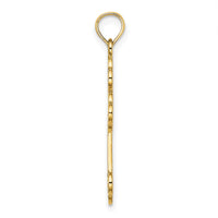 10K Cut-Out Design Cross Charm-10K8512