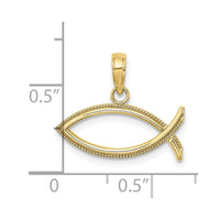 10K Ichthus Charm-10K8530