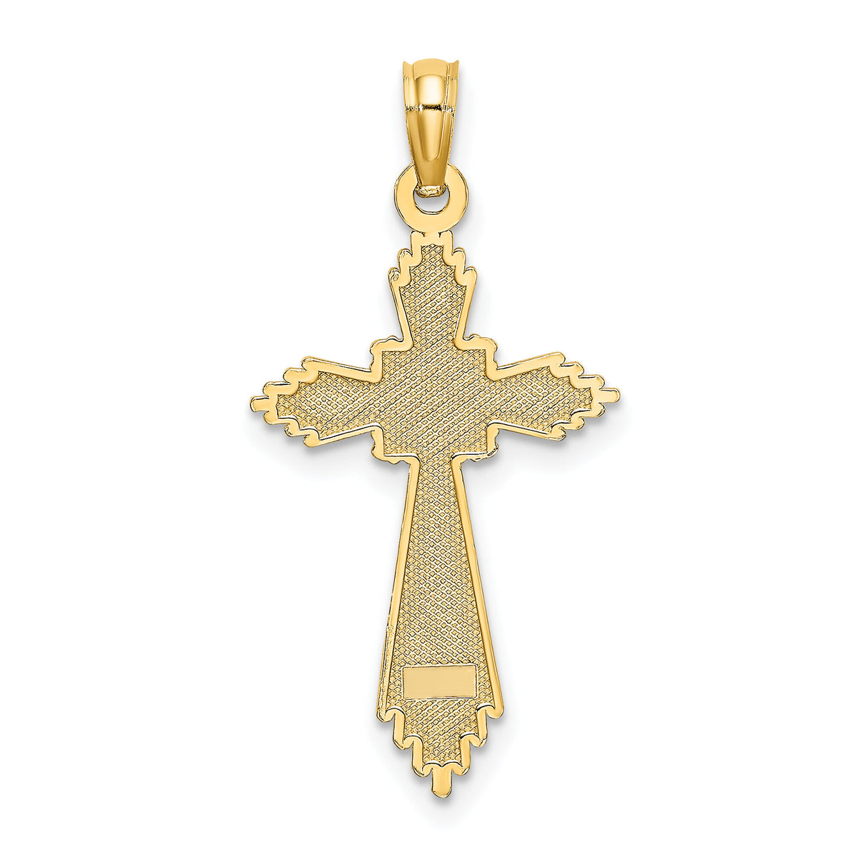10K w/ Pointed Ends Fancy Cross Charm-10K8570