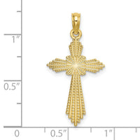 10K w/ Pointed Ends Fancy Cross Charm-10K8570