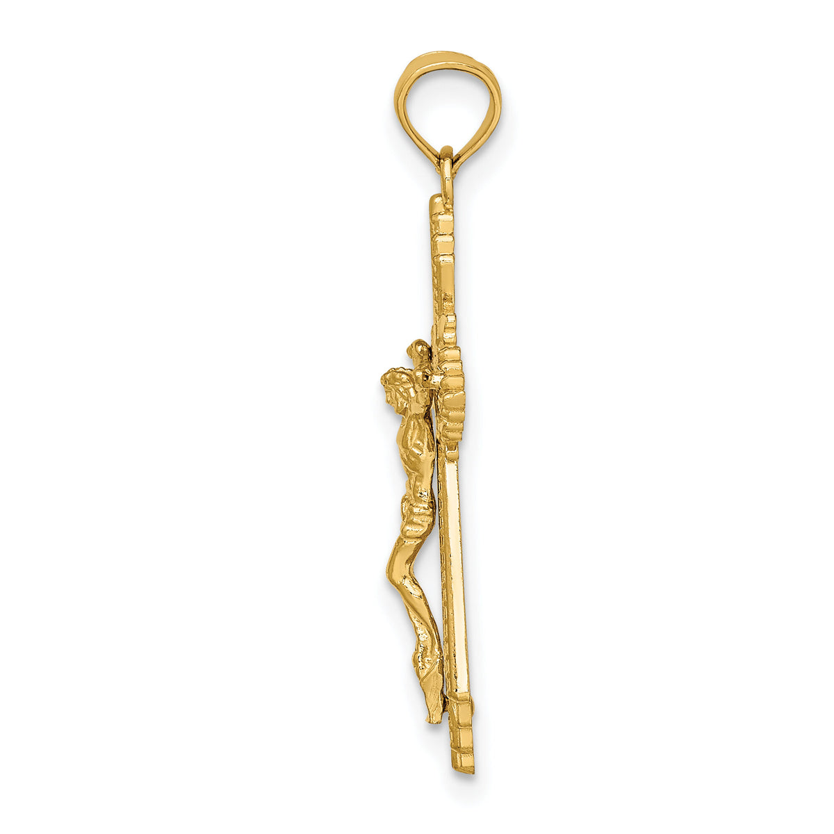 10K D/C Crucifix Charm-10K8573